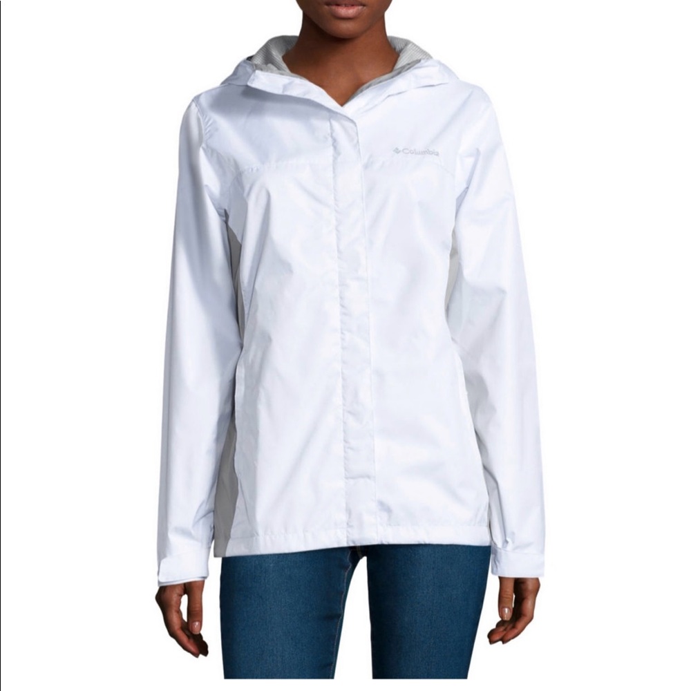 Like New - Columbia women’s grey skies White- S